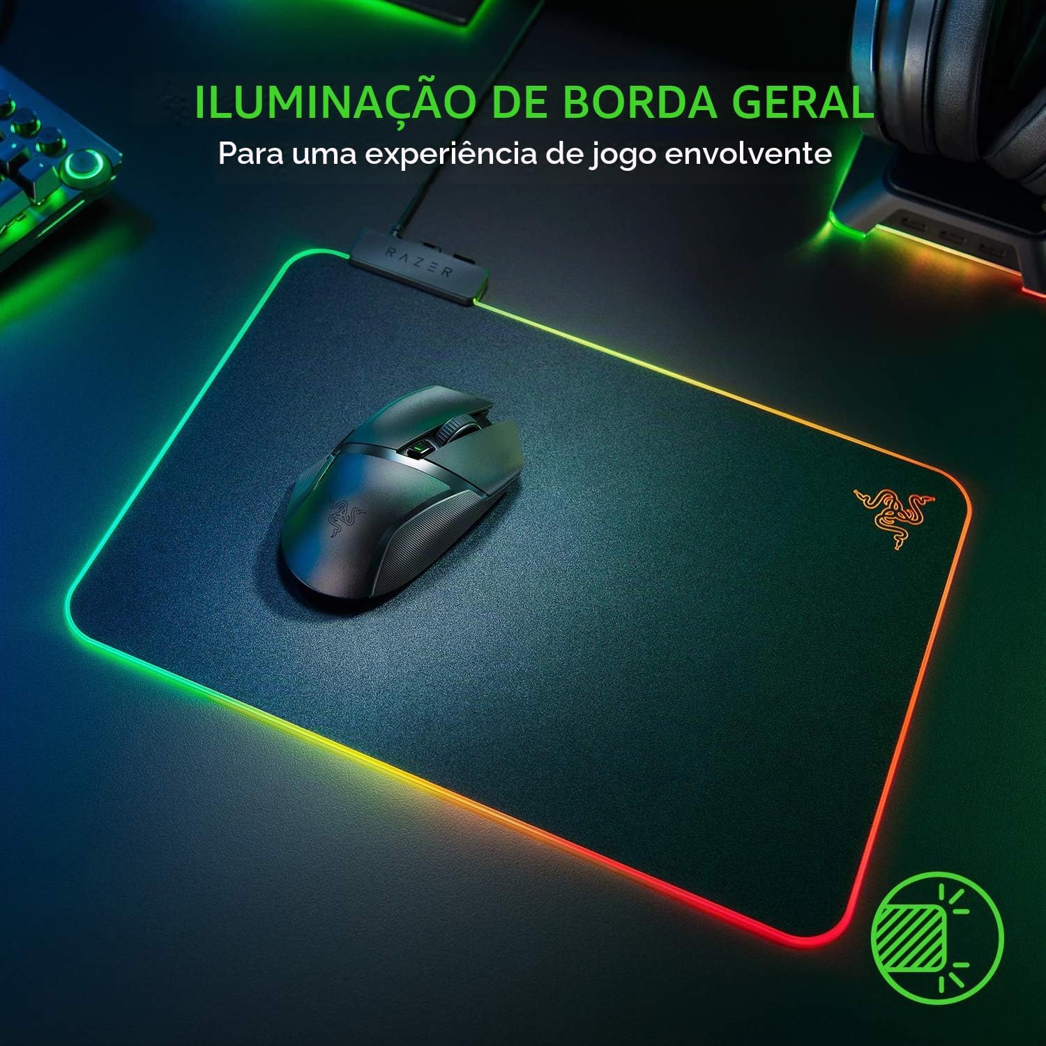 Mouse Pad Duro Razer Firefly V2 - RZ0203020100 - Imagem 5