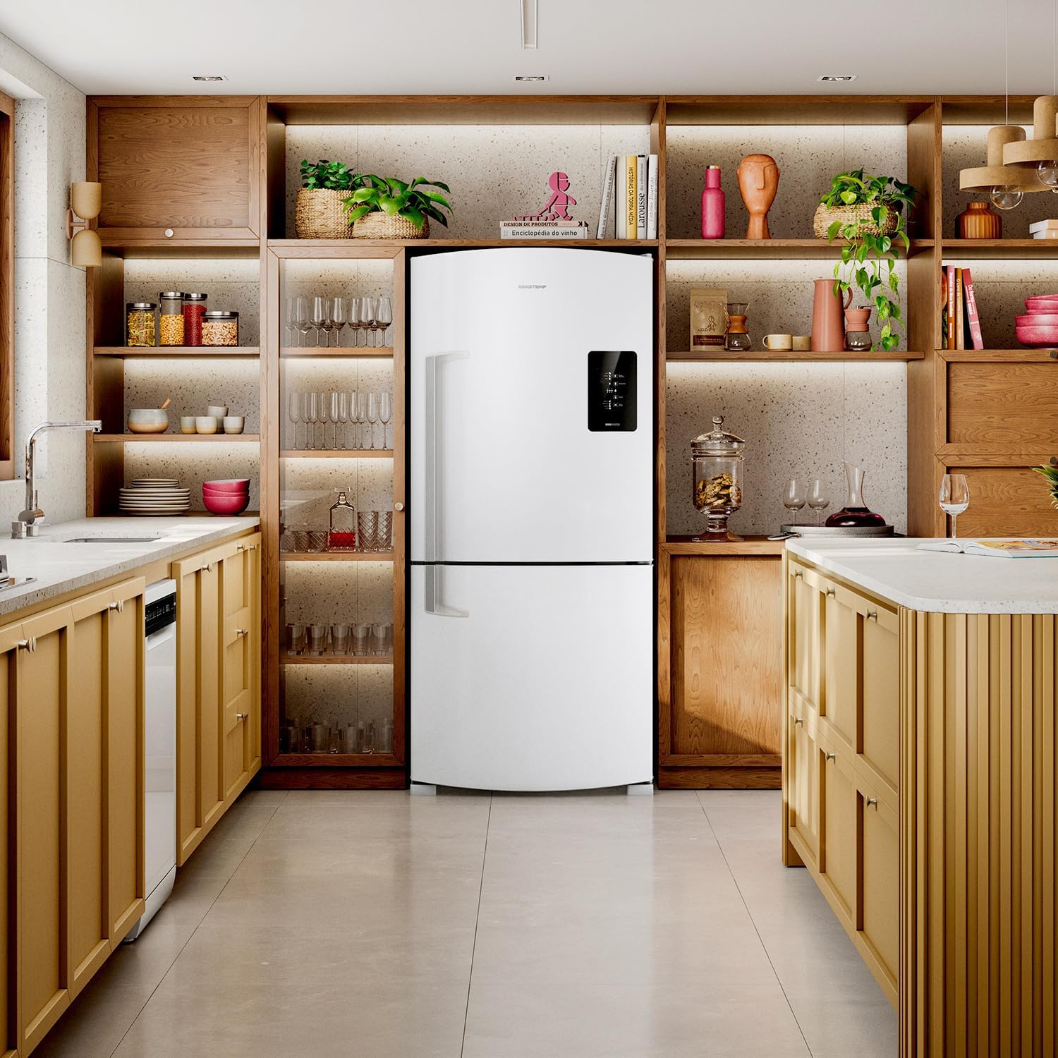 Geladeira Brastemp Frost Free Inverse 591 Litros Branca - BRE85MB 110V - Imagem 9