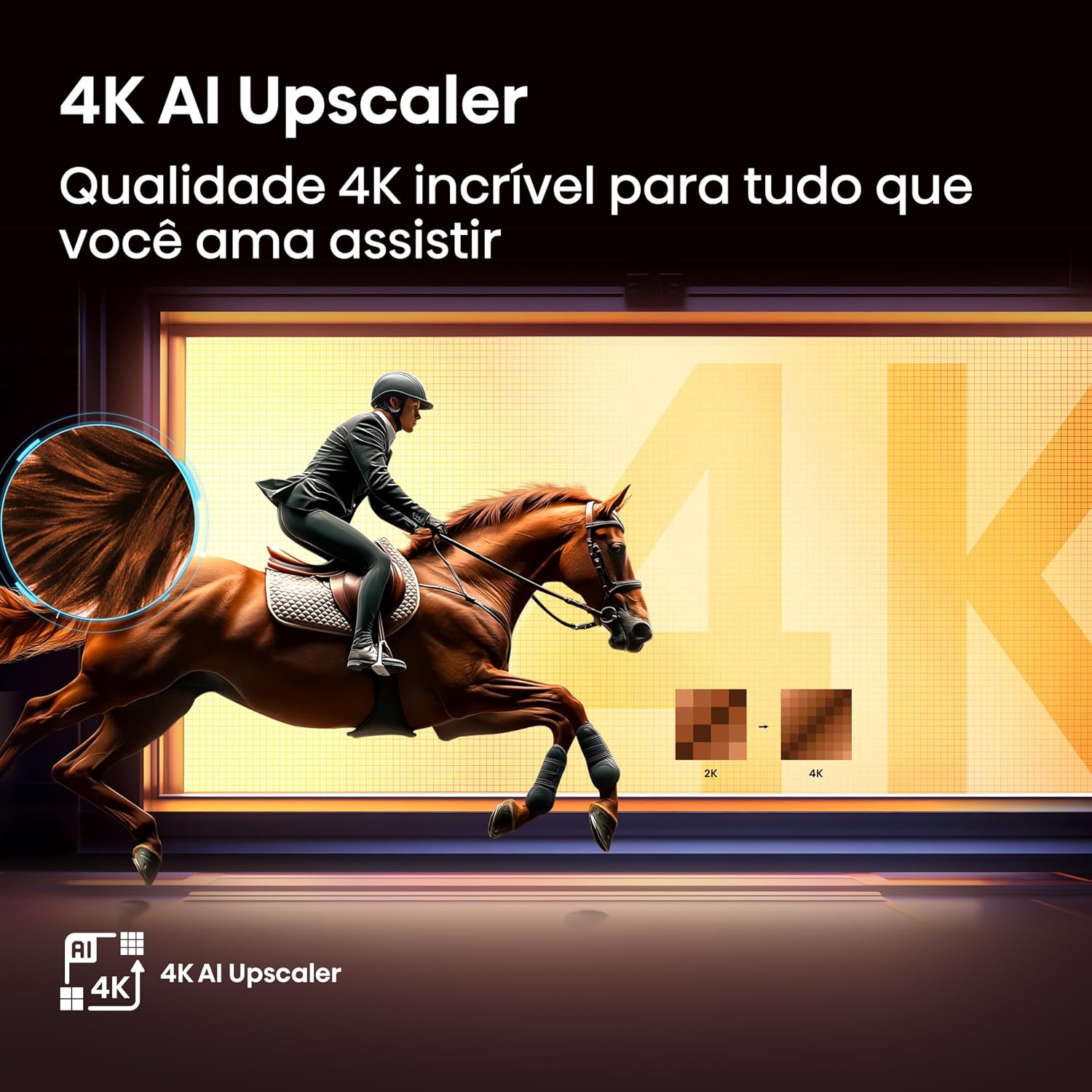 Hisense Smart TV UHD 4K HI-QLED 65" Polegadas 65Q6QV - Imagem 8