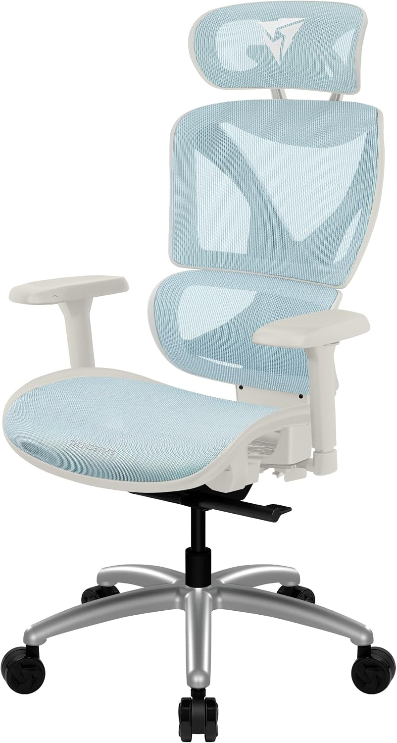 Cadeira Ergonômica XTC Chroma Azul/Branco ThunderX3