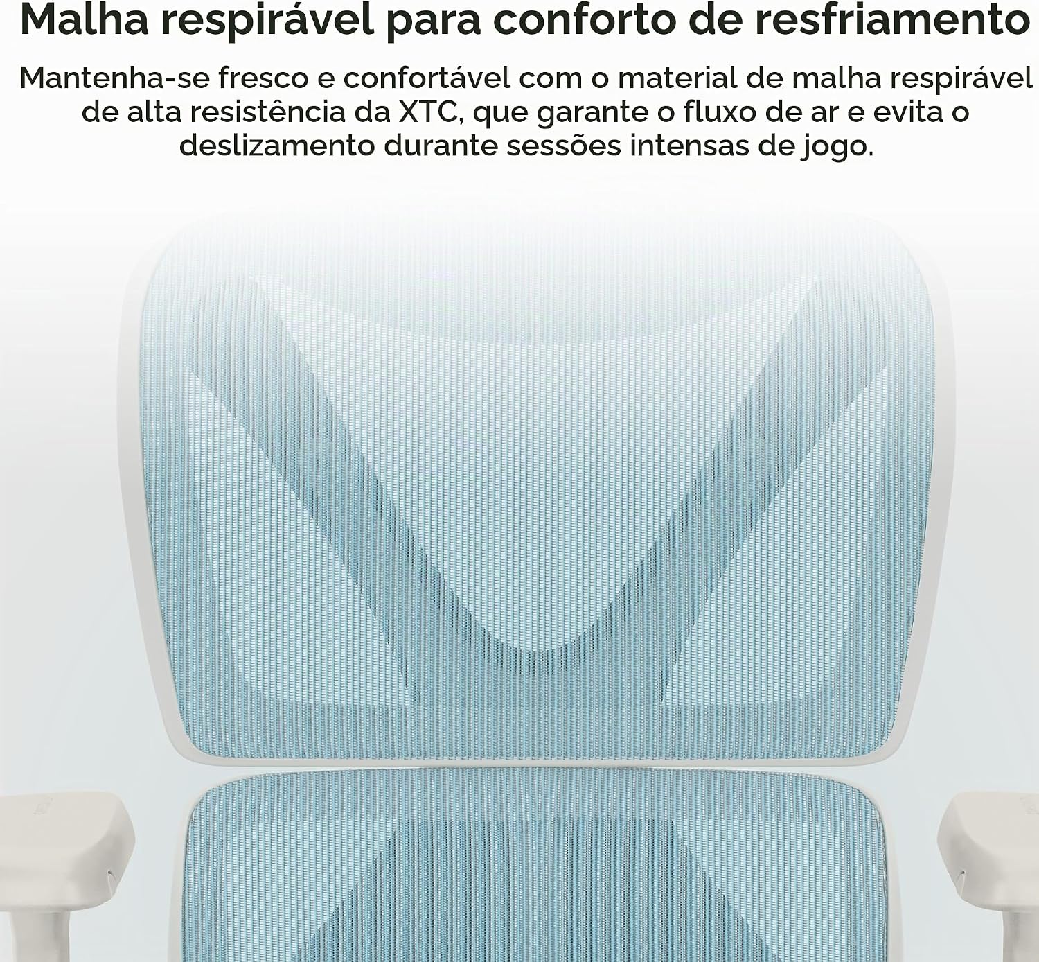Cadeira Ergonômica XTC Chroma Azul/Branco ThunderX3 - Imagem 5
