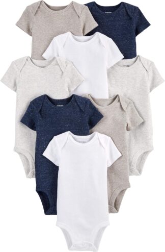 Body Pacote com 8 bodies de manga curta Simple Joys by Carter’sUnisex Bebê Body Pacote com 8 bodies de manga curta Simple Joys by Carter’sUnisex Bebê