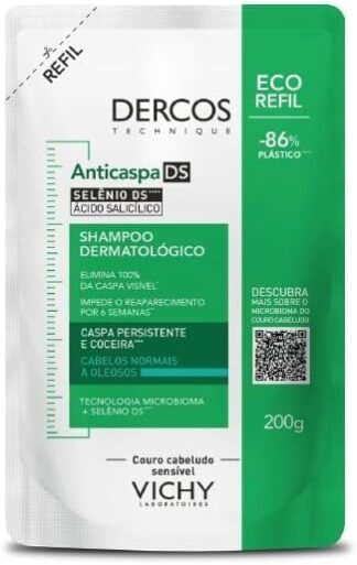 Vichy, Dercos Shampoo Anticaspa para Cabelos Normais a Oleosos