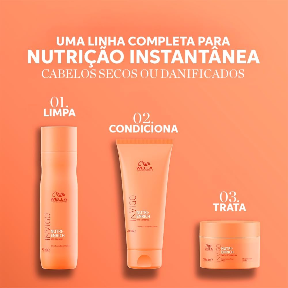 Shampoo Invigo Nutri Enrich Wella Professionals 1000 ml - Imagem 11