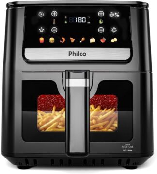 Philco Air Fryer 6,5L Visor Glass 1700W PAF65 220V