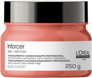 L’Oréal Professionnel Serie Expert Inforcer Máscara de Tratamento, Fortificante Anti-Quebra que Estimula o Crescimento e Previne a Queda, com Biotina e Vitamina B6 para Cabelos Frágeis, 250g
