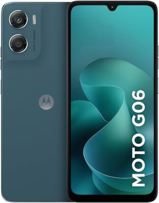 Smartphone Motorola Moto g06-128GB 4GB RAM + 8GB Ram Boost e Camera 50MP com AI Bateria de 5200 mAh Tela 6.9″ – Azul Marinho