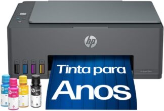 Impressora Multifuncional HP Smart Tank 589 Tanque de Tinta Colorida Wi-Fi, USB – Alta Economia -Copiadora e Scanner (5D1A8A)