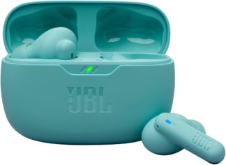 JBL, Fone de Ouvido Sem Fio, JBL, Bluetooth, Wave Beam 2, Intra Auricular, Sem Fio, Resistente À Água e Poeira – Azul