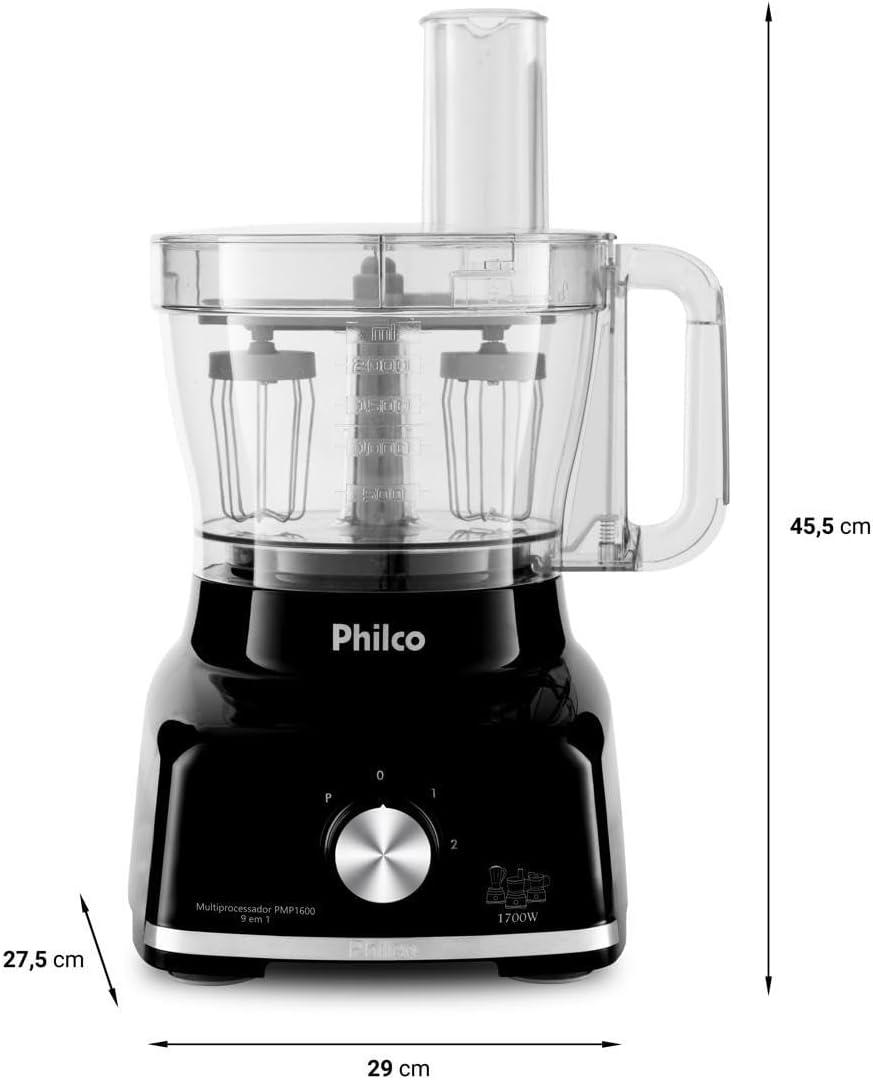 Philco Multiprocessador PMP1600P 9 em 1 1700W 2,1 Litros - Imagem 3