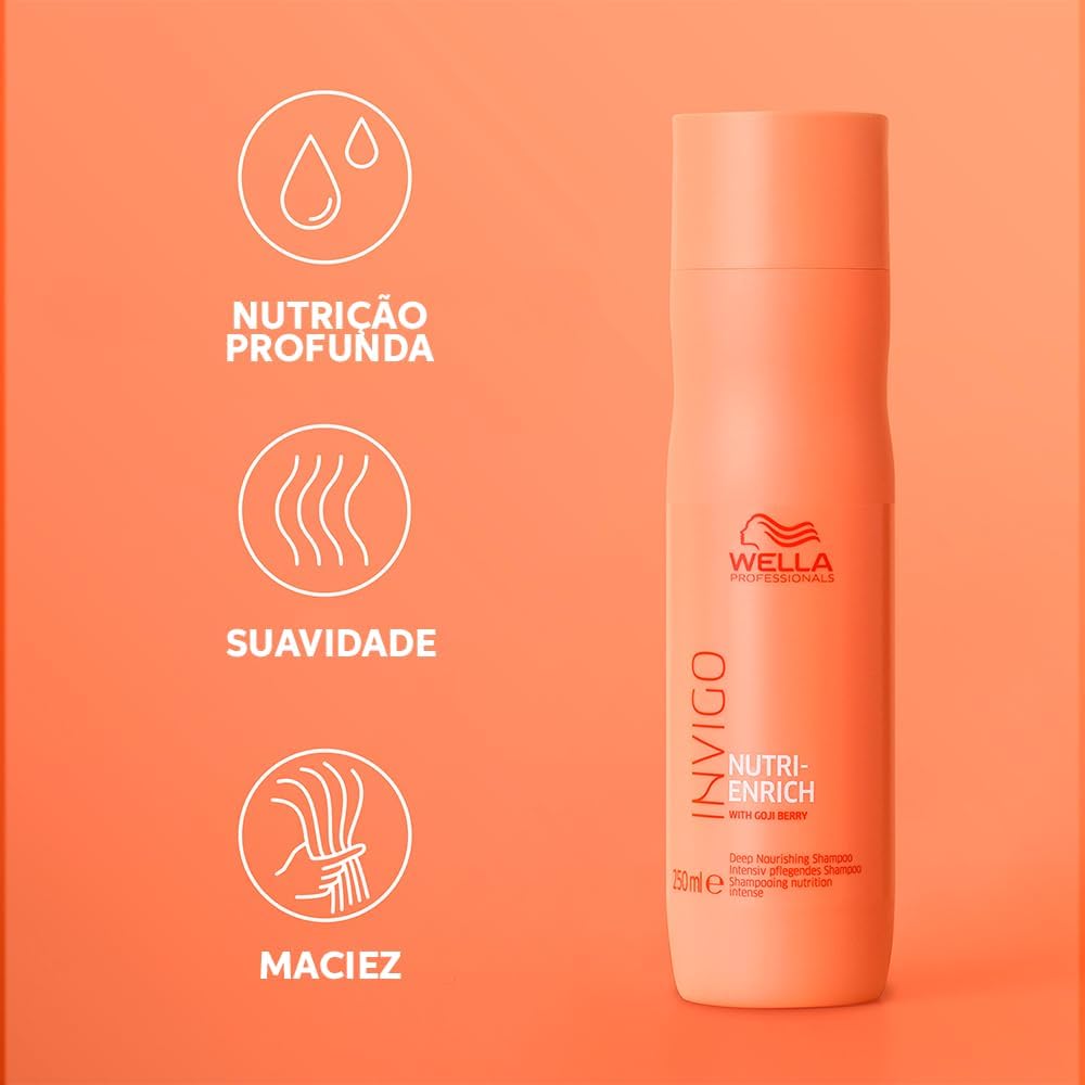 Shampoo Invigo Nutri Enrich Wella Professionals 1000 ml - Imagem 6