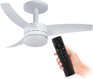 Ventilador de Teto Arno Ultimate Bivolt Branco VX13, 150W, Controle Remoto, 6 Velocidades, 4 Funções e Iluminação para 2 Lâmpadas Ventilador de Teto Arno Ultimate Bivolt Branco VX13, 150W, Controle Remoto, 6 Velocidades, 4 Funções e Iluminação para 2 Lâmpadas