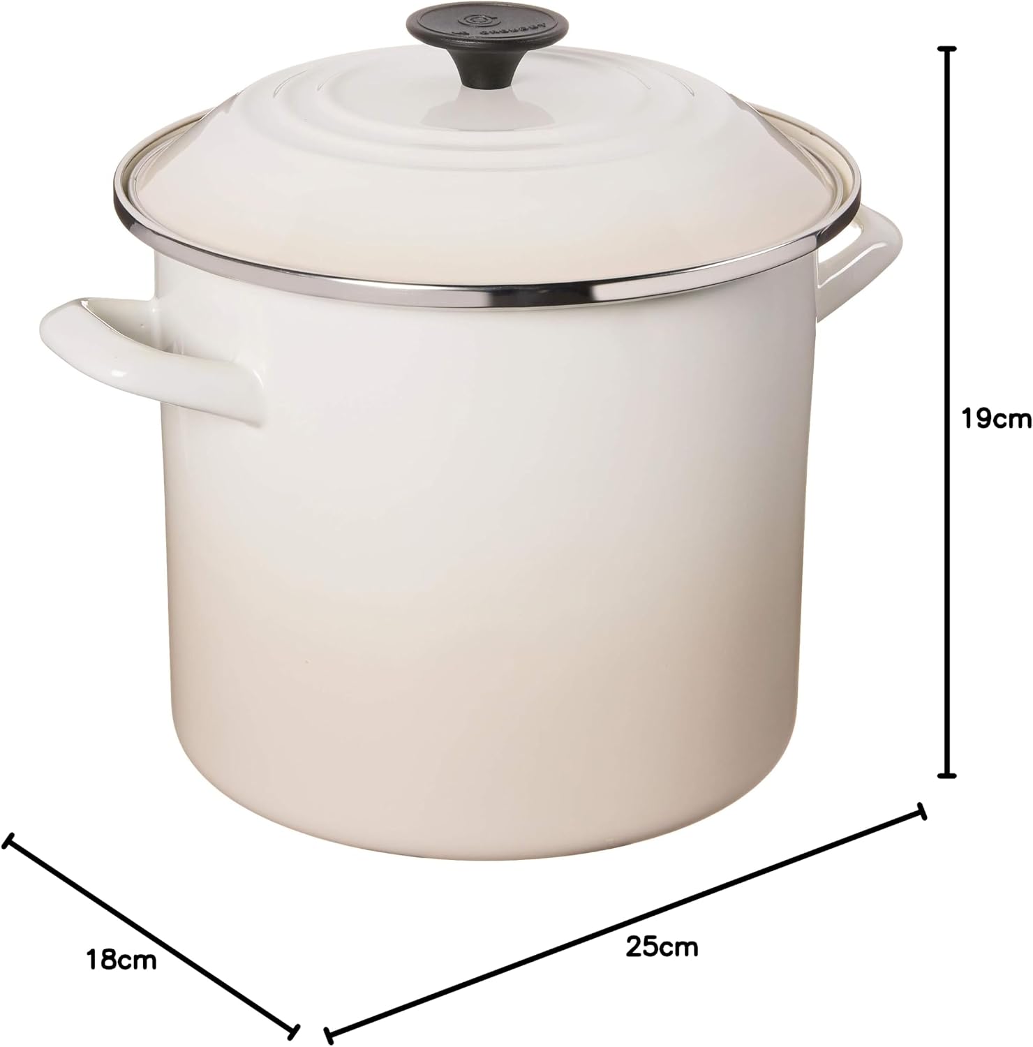 Le Creuset Stock Pot 7,6L/ 22Cm Meringue - Imagem 3