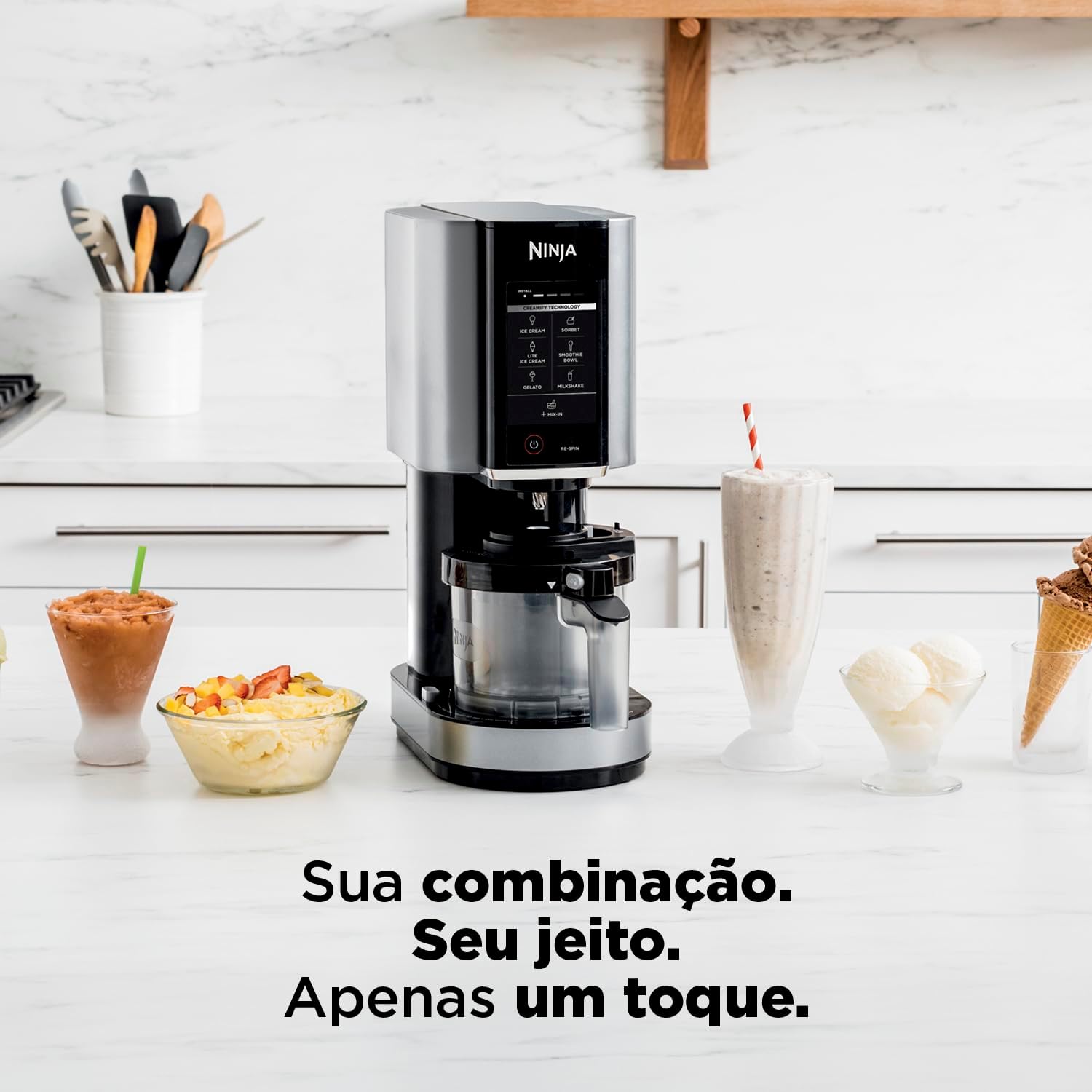 Ninja, Sorveteira Creami, 7 Opções Diferentes de Sorvete, 110V - Imagem 7