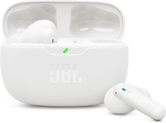 JBL, Fone de Ouvido, Wave Beam 2, Bluetooth, Intra Auricular, Sem Fio, Resistente à Água e Poeira – Branco