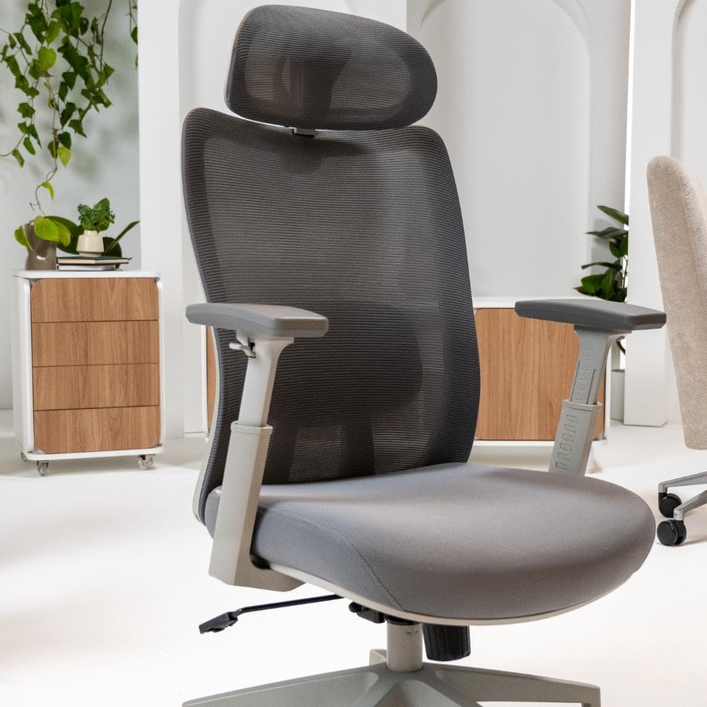 Cadeira Ergonômica Elements Astra Pro Cinza - Imagem 6