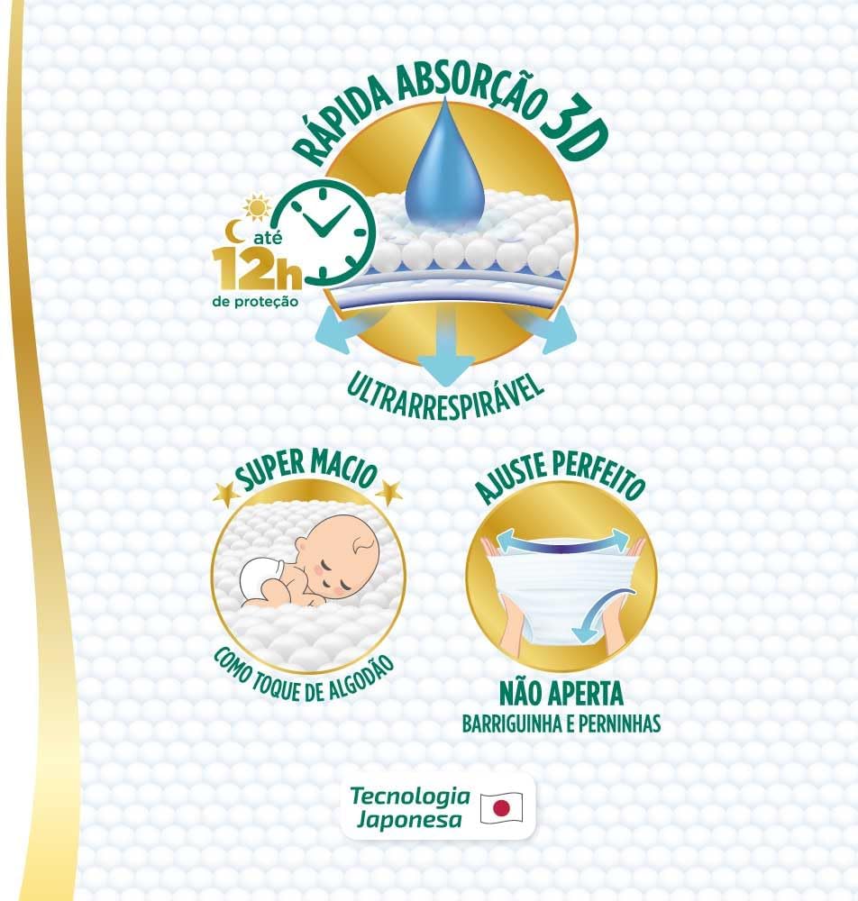 Personal Fralda Baby Premium Pants G, 62 Unidades - Imagem 2