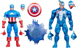 Marvel Legends Series Gamerverse Captain America vs Venom, Figura de Acao de 15 cm