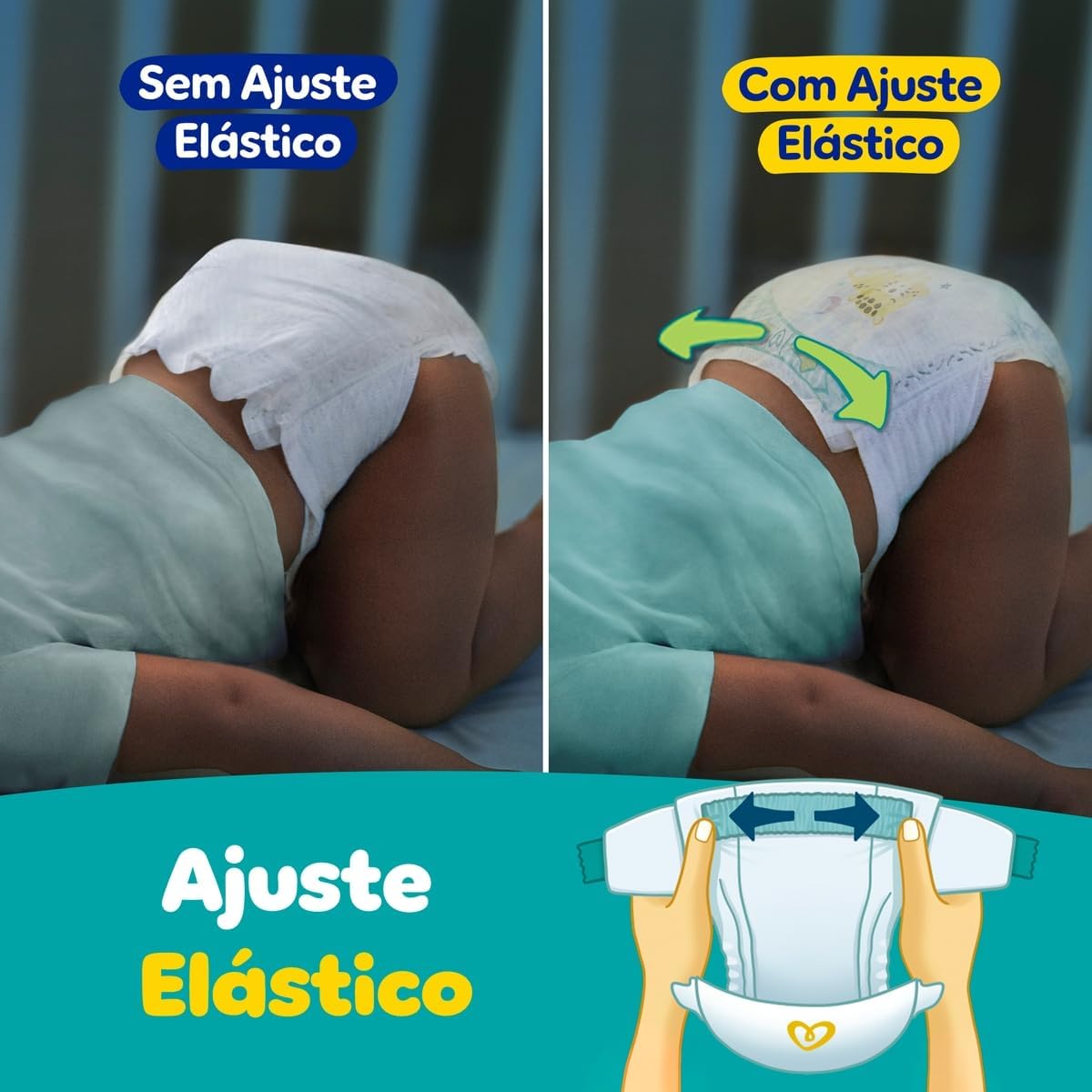 Fralda Pampers Confort Sec Tamanho XG, 86 Unidades - Imagem 3