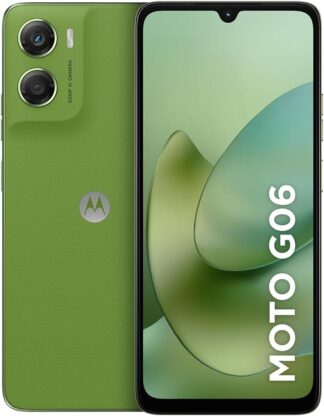 Smartphone Motorola Moto g06-128GB 4GB RAM + 8GB Ram Boost e Camera 50MP com AI Bateria de 5200 mAh Tela 6.9″ – Verde