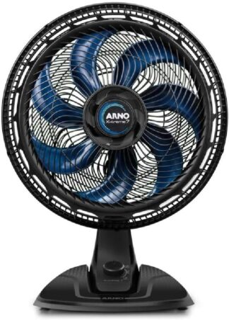 Ventilador de Mesa Arno X-TREME 7 40cm VE70, 150W, 7 Pás, 3 Velocidades, Oscilação 80º, Power Zone, Modo Sono Tranquilo, 110V Ventilador de Mesa Arno X-TREME 7 40cm VE70, 150W, 7 Pás, 3 Velocidades, Oscilação 80º, Power Zone, Modo Sono Tranquilo, 110V