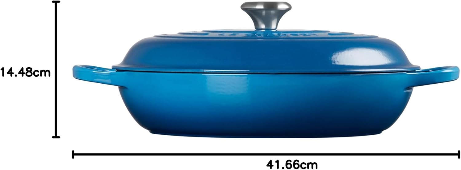 Le Creuset Grelha de ferro fundido esmaltado, 5 qt., Marselha - Imagem 8