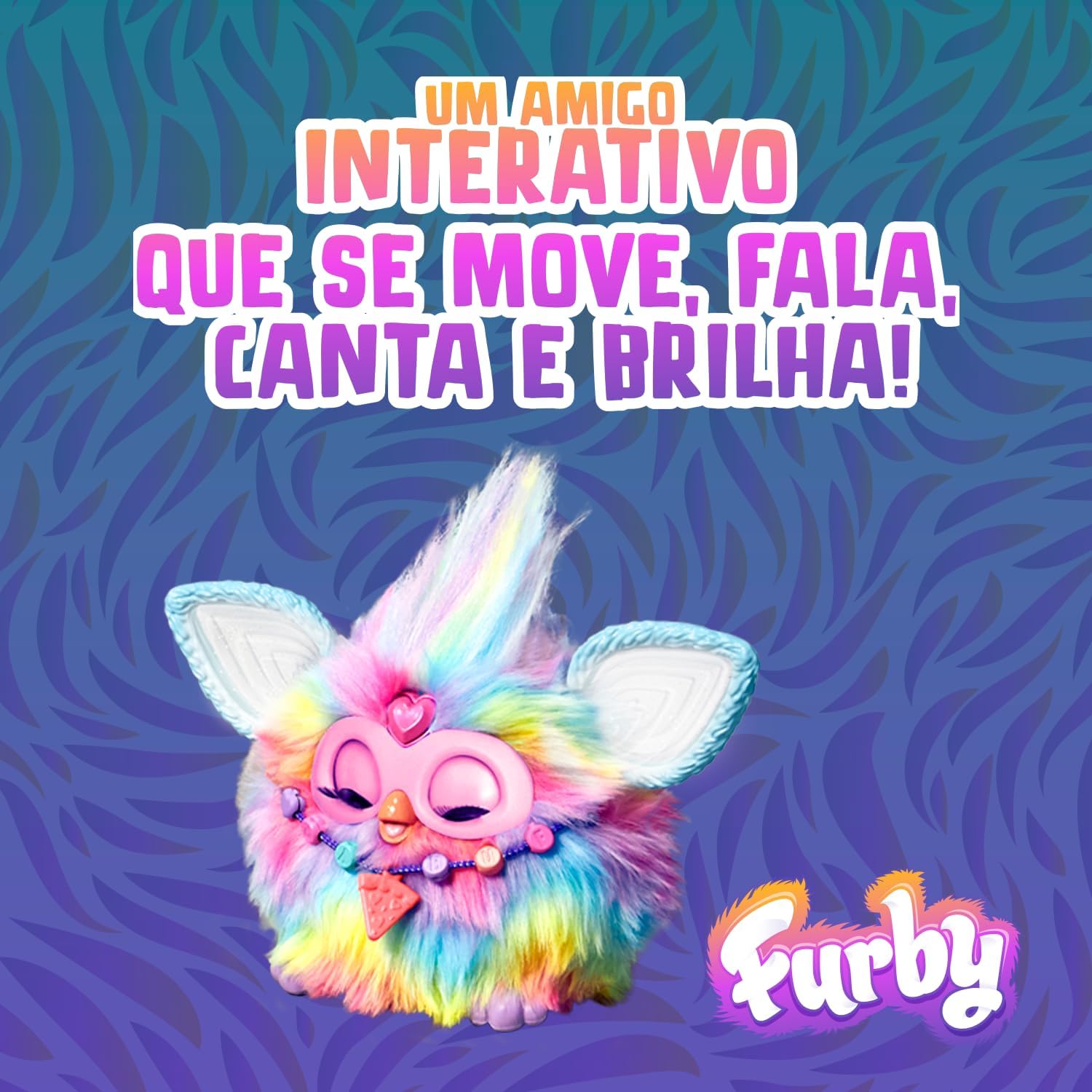 Furby Tie Dye, Brinquedo de Pelúcia Interativo ativado por Voz - Imagem 3