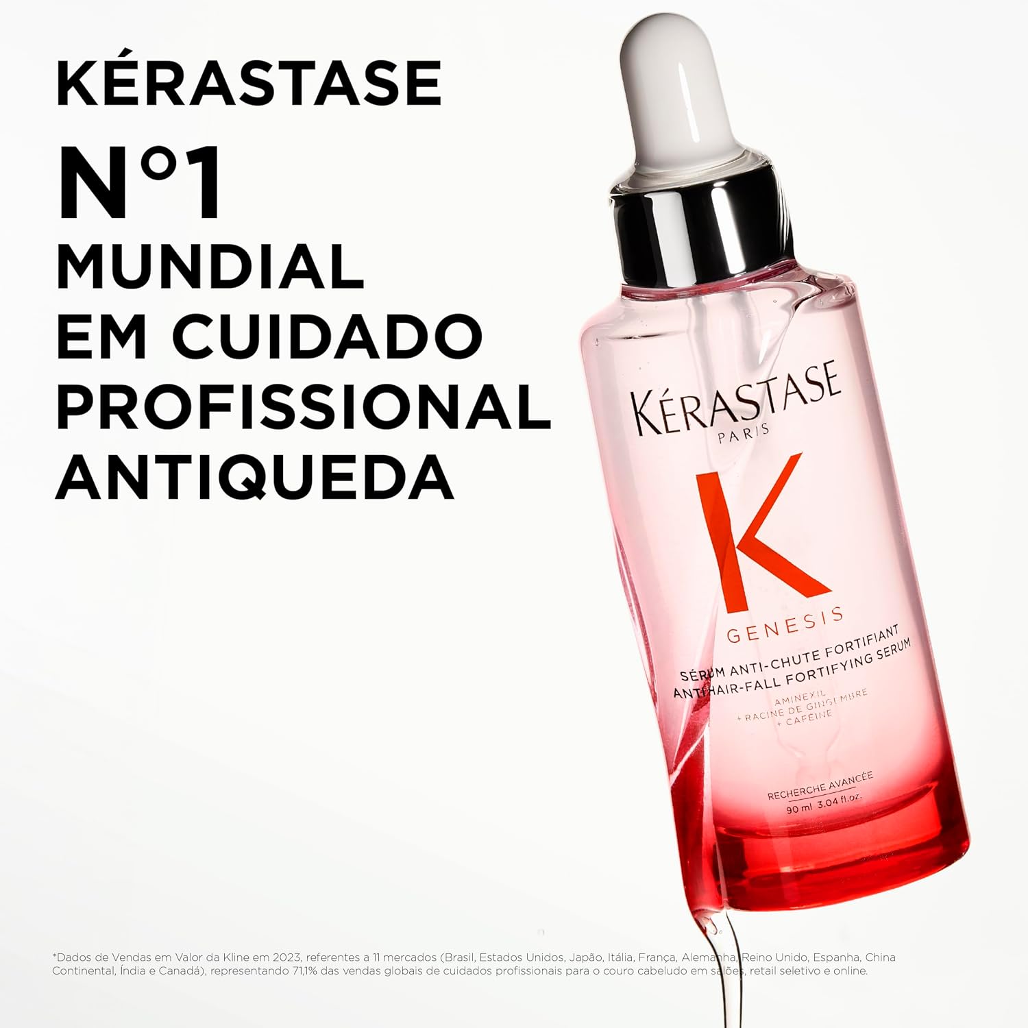Kérastase Genesis Sérum Anti-Chute Fortifiant, Fortalece a Fibra, 90ml - Imagem 11