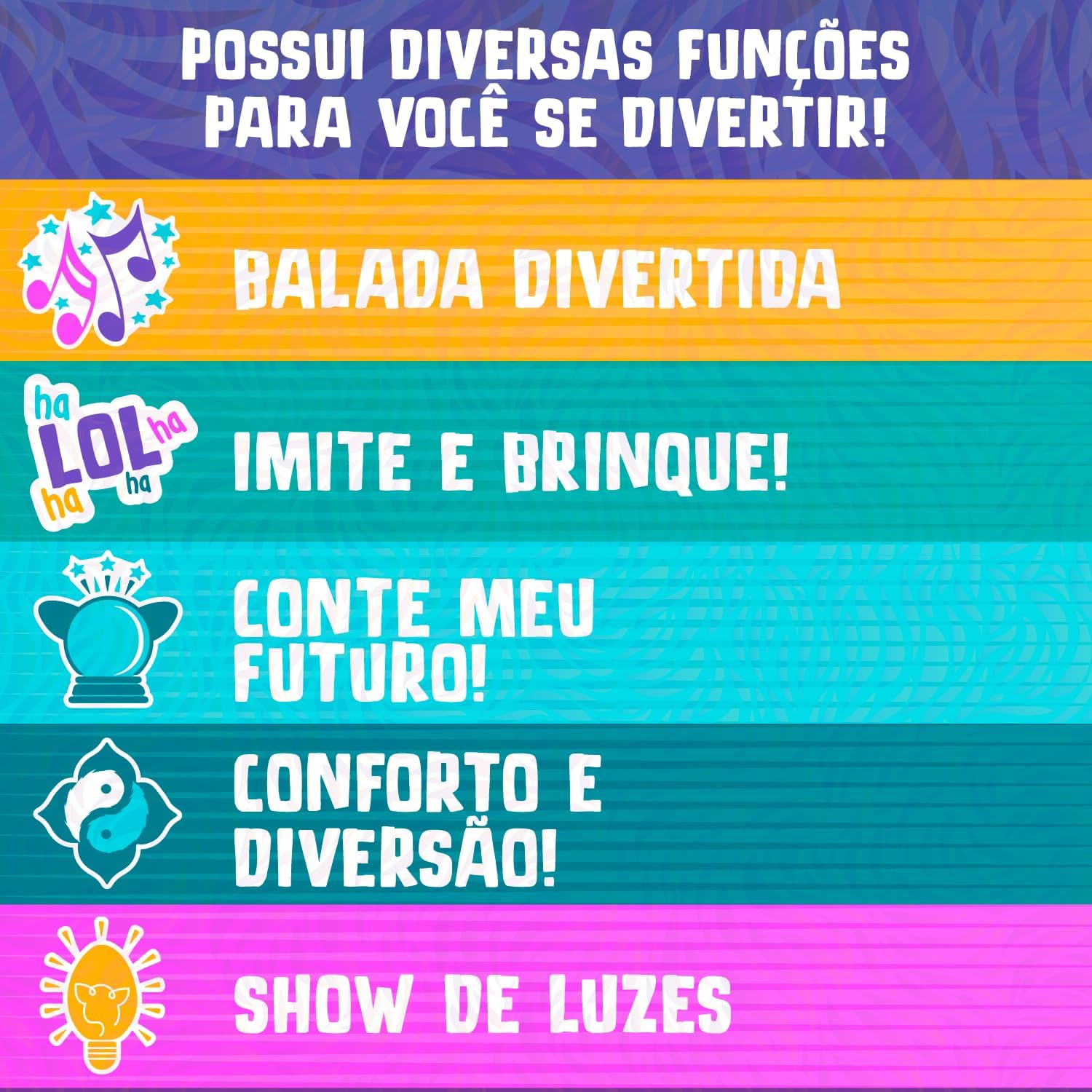 Furby Tie Dye, Brinquedo de Pelúcia Interativo ativado por Voz - Imagem 4