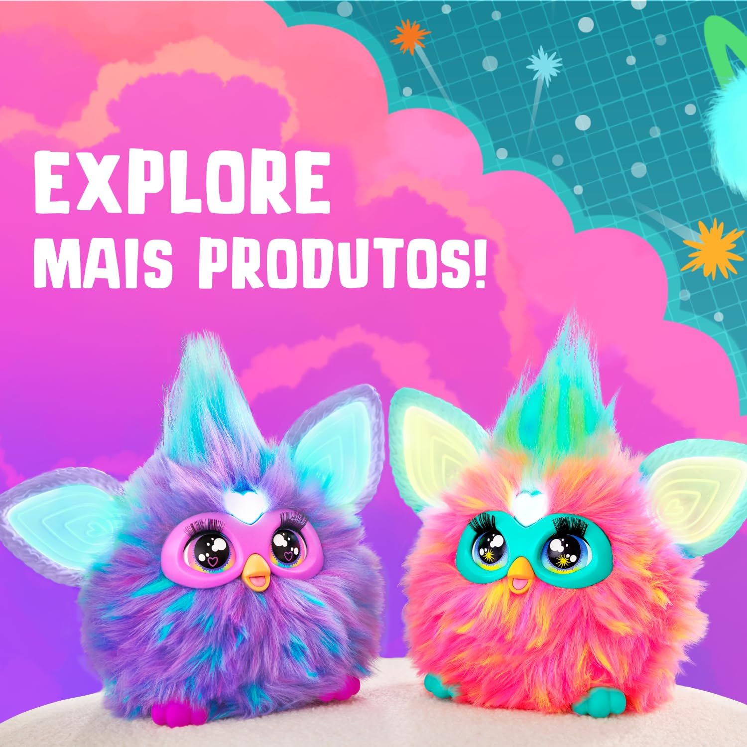 Furby Tie Dye, Brinquedo de Pelúcia Interativo ativado por Voz - Imagem 7