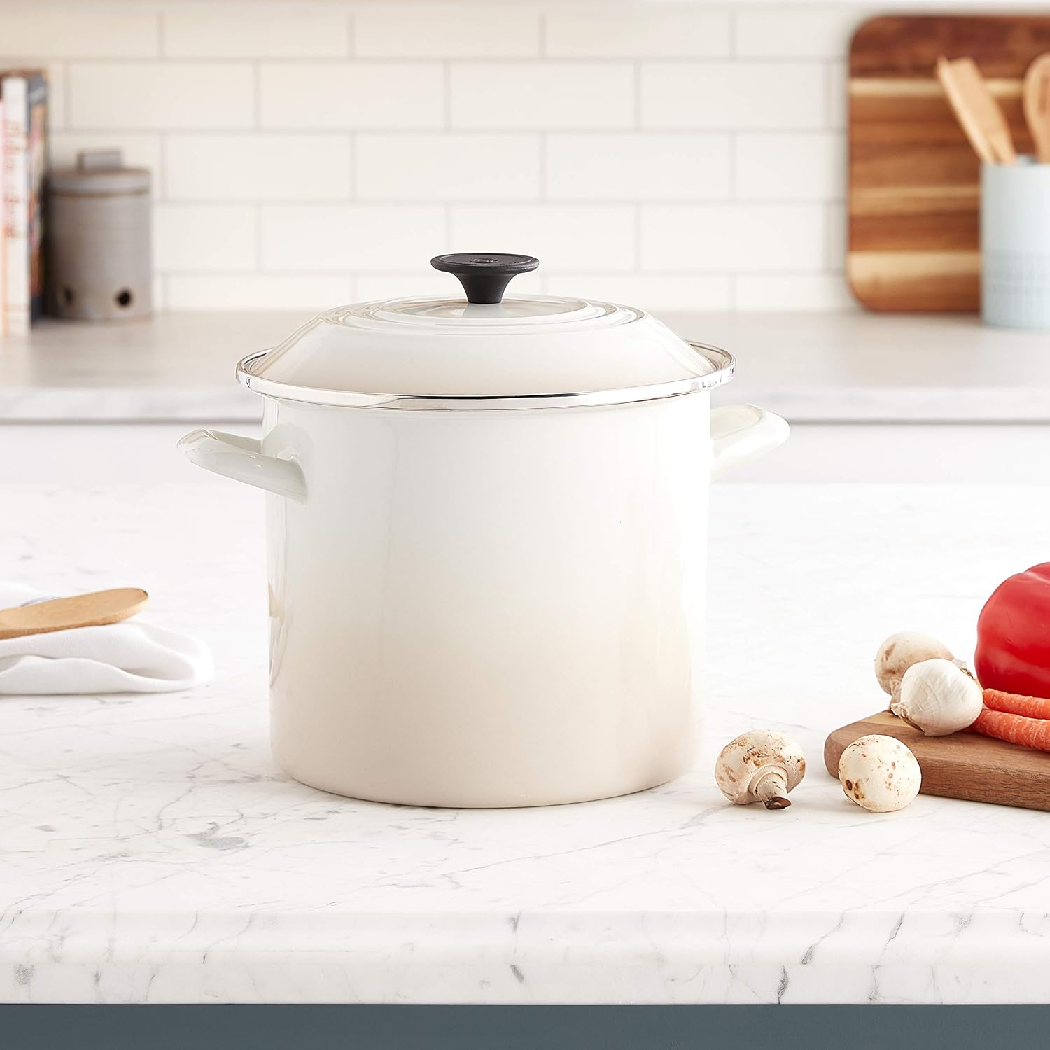 Le Creuset Stock Pot 7,6L/ 22Cm Meringue - Imagem 2