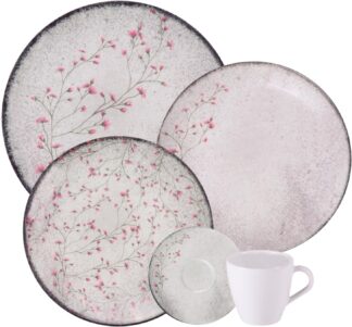 Tramontina Aparelho de Jantar Floralis em Porcelana Decorada 20 Peças