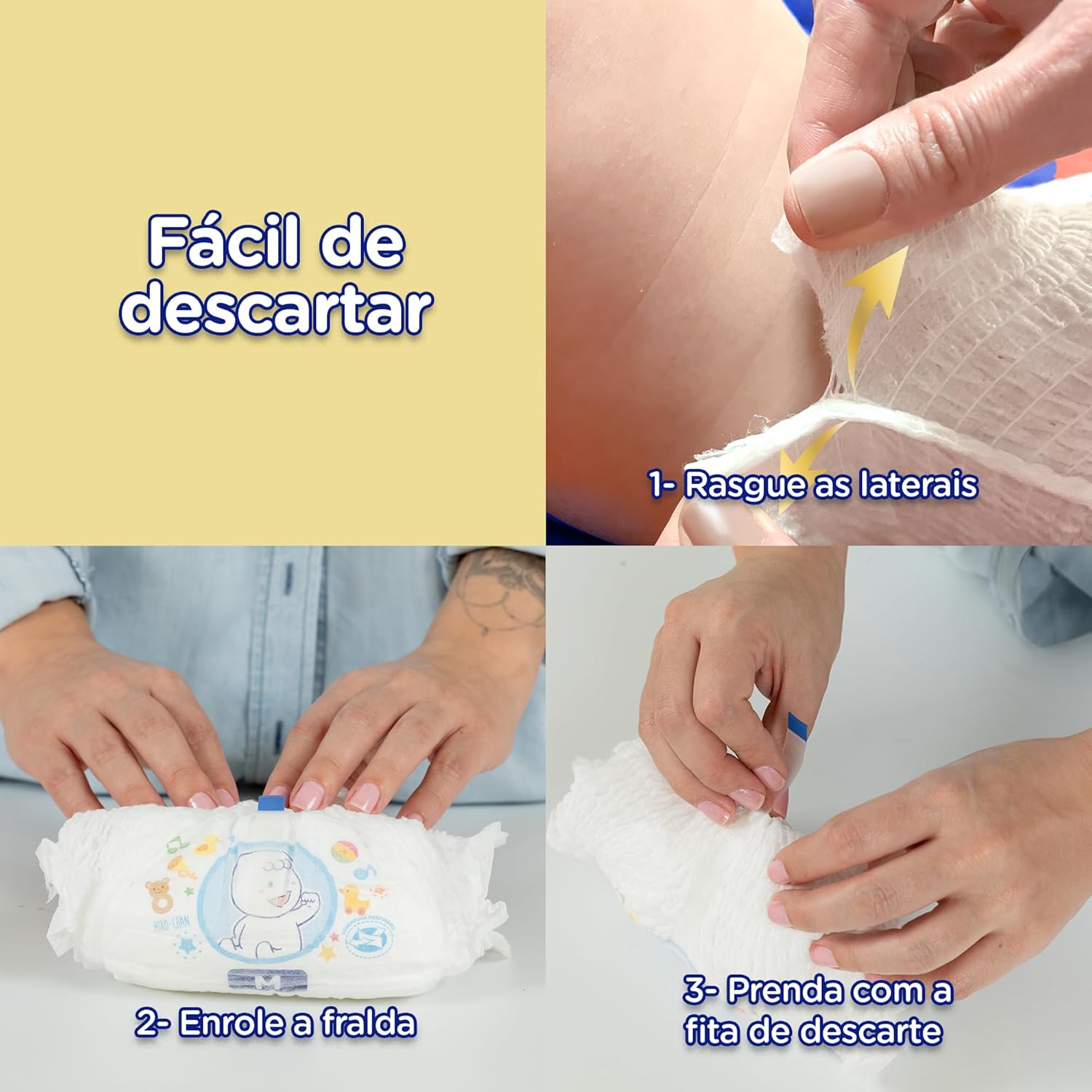 MamyPoko Fralda-Calça Dia&Noite G 60 Unidades - Imagem 8
