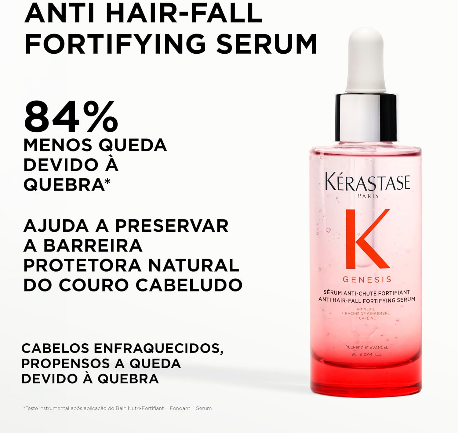 Kérastase Genesis Sérum Anti-Chute Fortifiant, Fortalece a Fibra, 90ml - Imagem 4