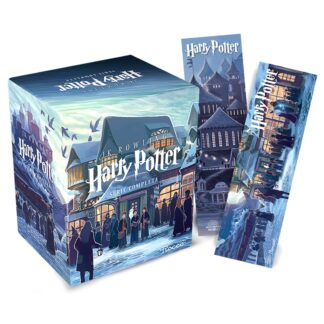 Box Harry Potter Scholastic – castelo (caixa azul): com 02 marcadores