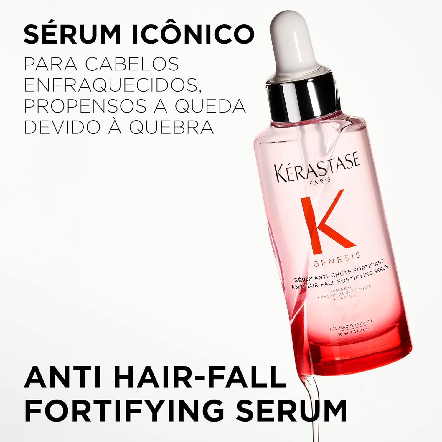 Kérastase Genesis Sérum Anti-Chute Fortifiant, Fortalece a Fibra, 90ml - Imagem 3