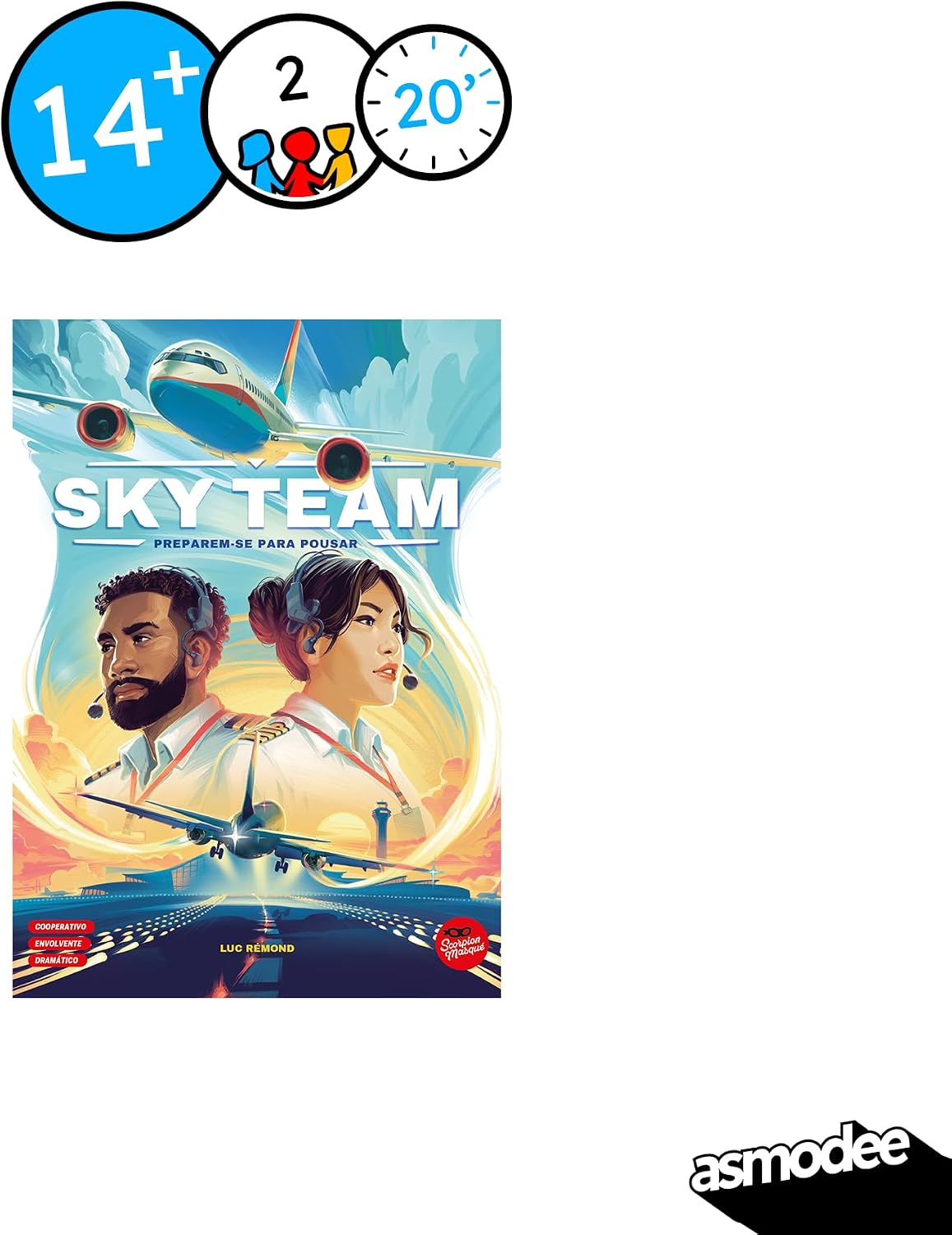 Galápagos Sky Team Jogo de Tabuleiro para 2 Jogadores - Imagem 6