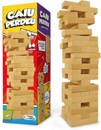 Pais & Filhos – Caiu Perdeu, 54 Pçs, idade mínima recomendada – 6 anos
