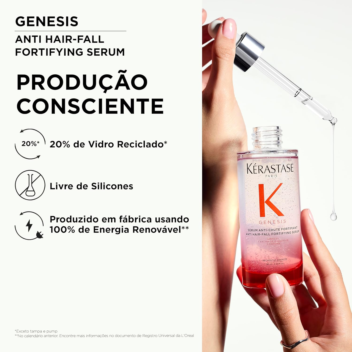 Kérastase Genesis Sérum Anti-Chute Fortifiant, Fortalece a Fibra, 90ml - Imagem 6