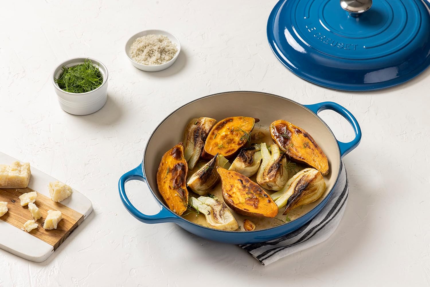 Le Creuset Grelha de ferro fundido esmaltado, 5 qt., Marselha - Imagem 5