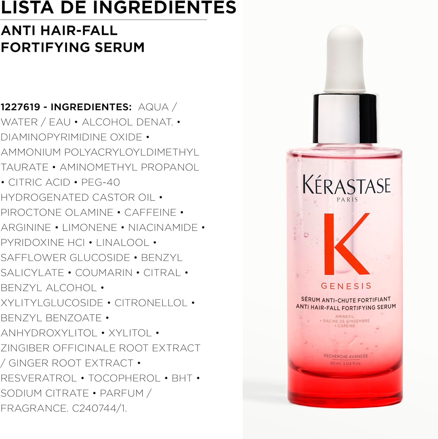 Kérastase Genesis Sérum Anti-Chute Fortifiant, Fortalece a Fibra, 90ml - Imagem 16