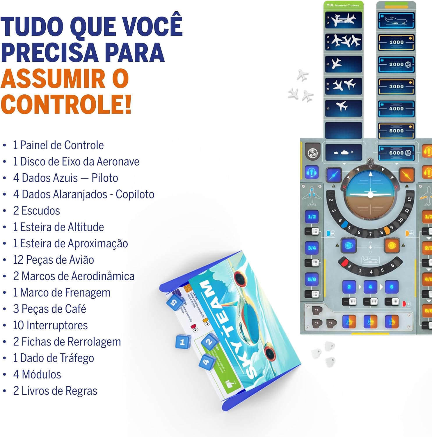 Galápagos Sky Team Jogo de Tabuleiro para 2 Jogadores - Imagem 3